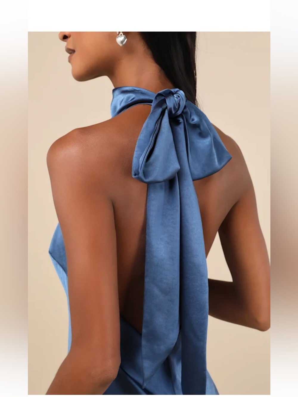 Lulus Dress M Formal Blue - Picture 3 of 14